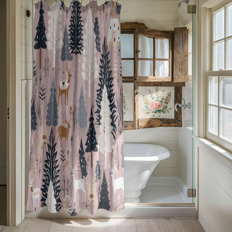 East Urban Home Fairy Forest Premium Shower Curtain Wayfair